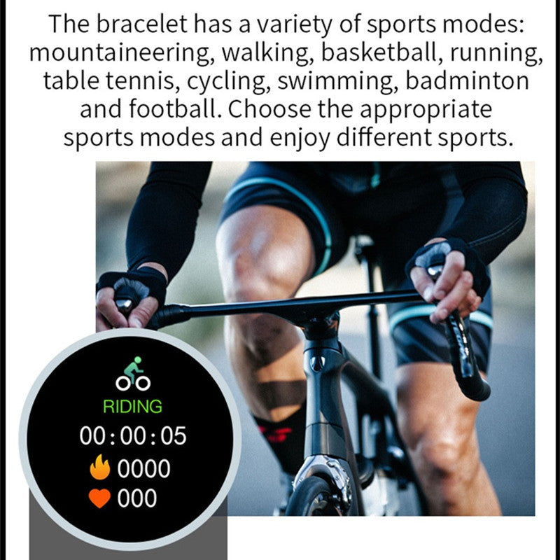 B8 + round screen smart bracelet